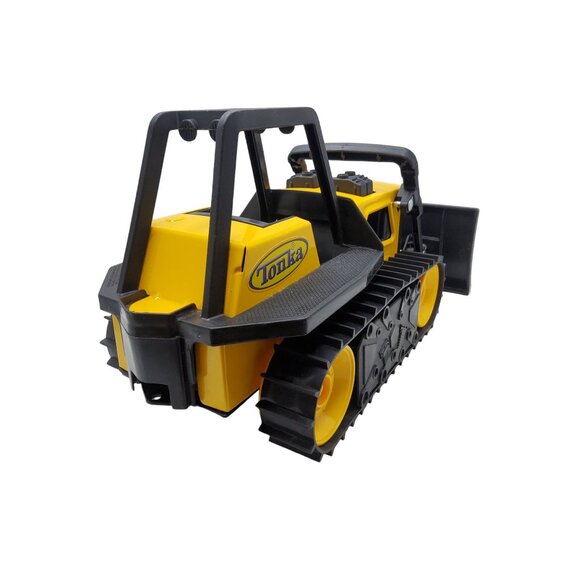 Vintage 1999 Tonka Steel/Plastic Bulldozer Construction Vehicle Durable Yellow & - Picture 5 of 7
